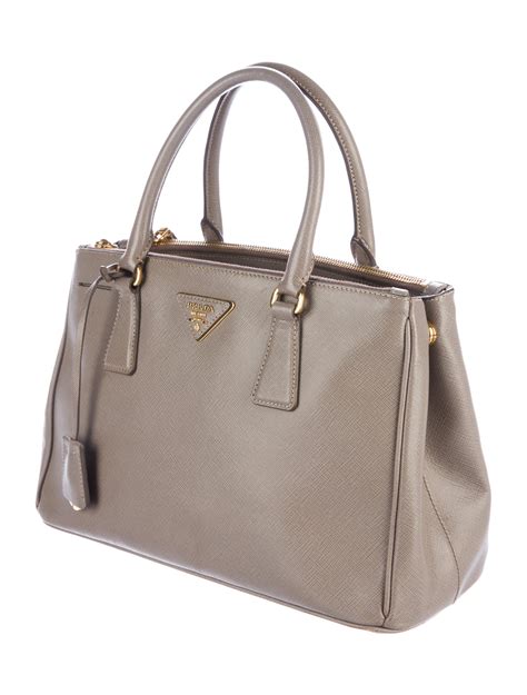 prada lux caramel small buy|Prada Small Lux Double Zip Saffiano Leather Tote .